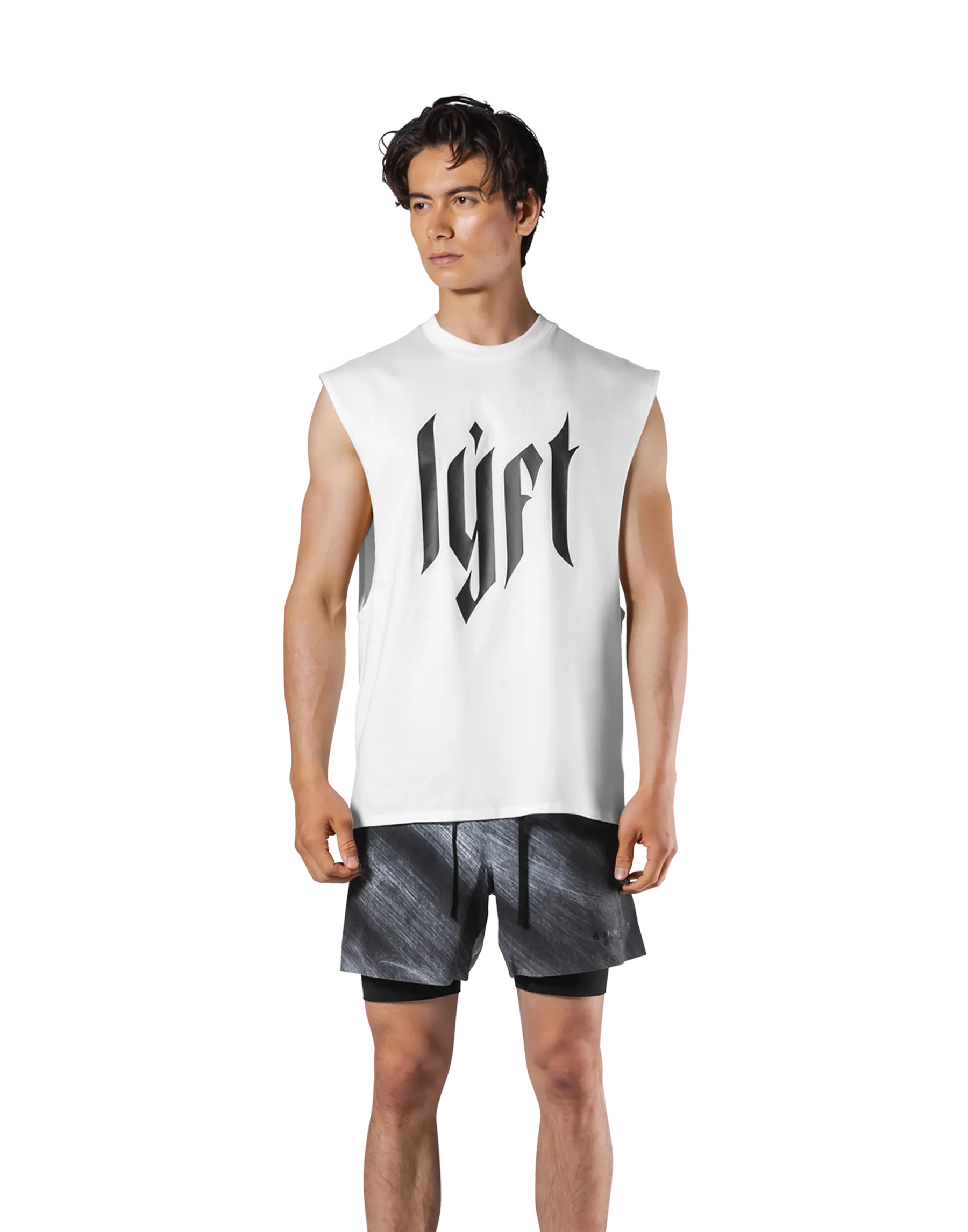 Back Vintage Graphic No Sleeve - White