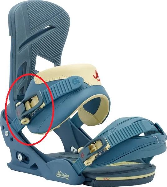 Colored : SINGLE Burton Ankle Buckle