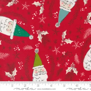 Cozy Wonderland - Jolly St Nick in Berry - 45590 14 - Half Yard
