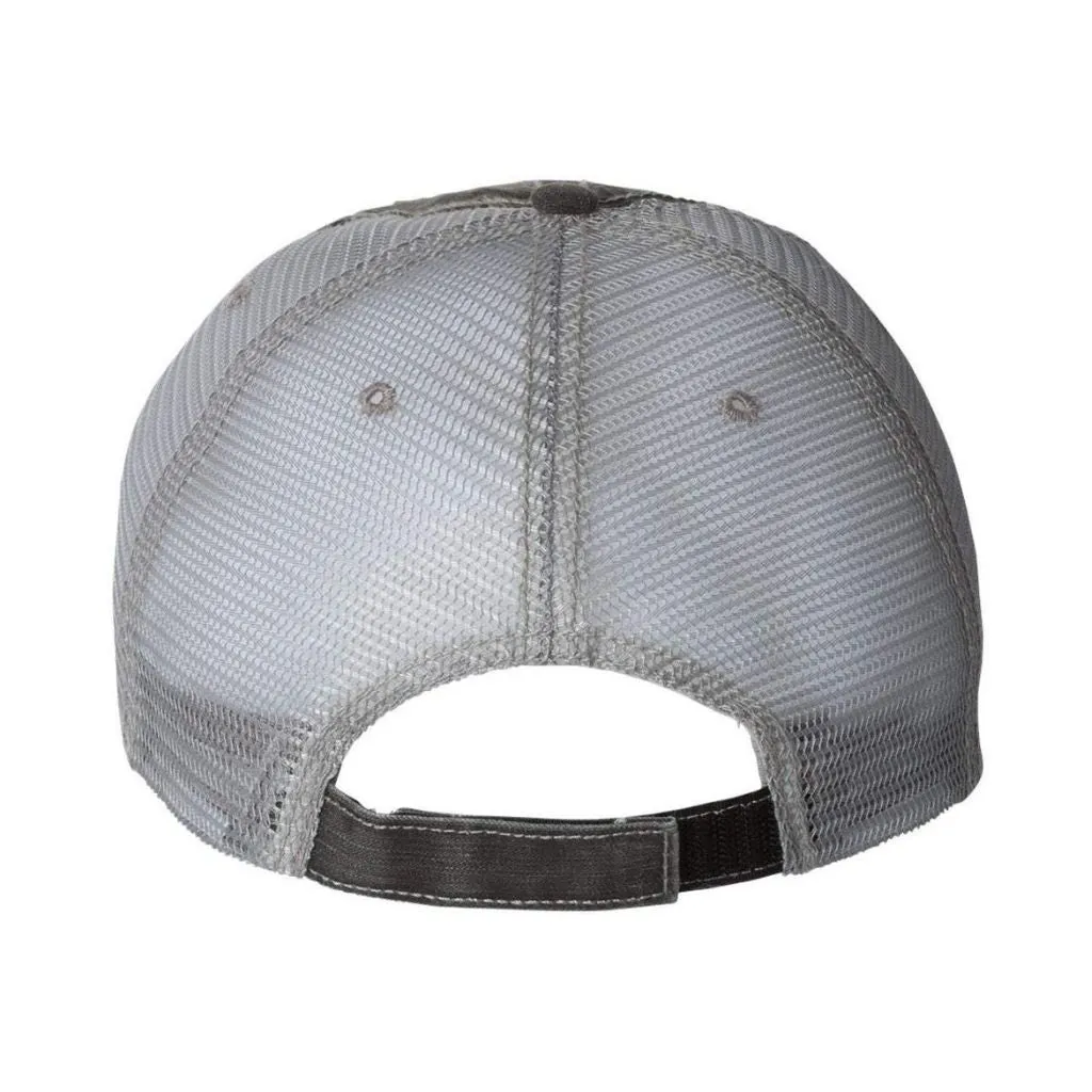 Dog Mom Washed Distressed Trucker Hat