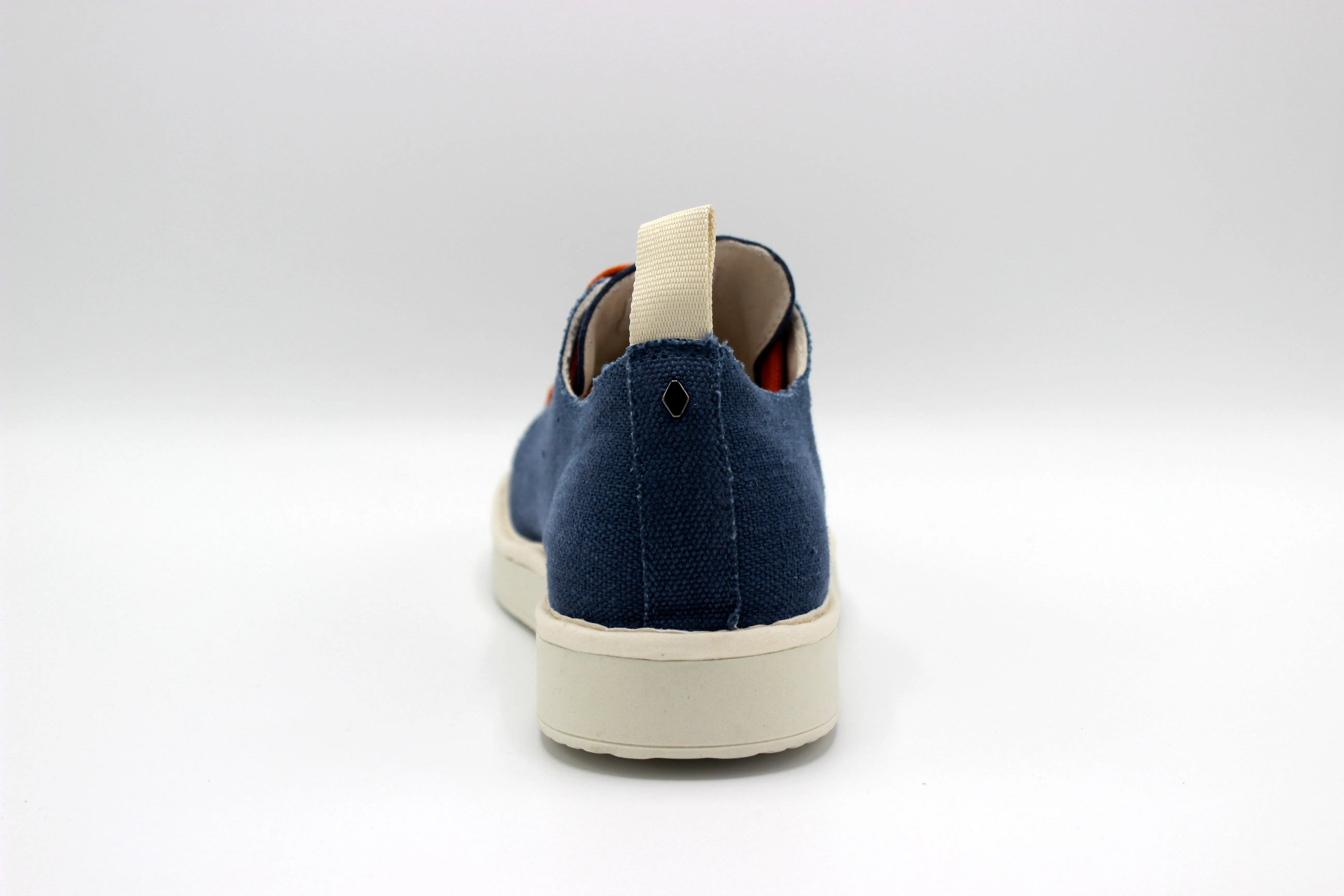 PANCHIC P01 suede linen cobalt burnt orange